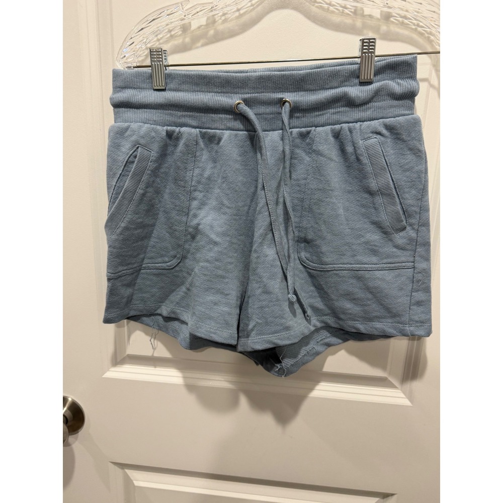 The Sweatshirt Project Women‎ Sweatshort Drawstring Elastic Waist Blue Size M